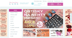 Desktop Screenshot of obchod.cosmetic-lada.cz